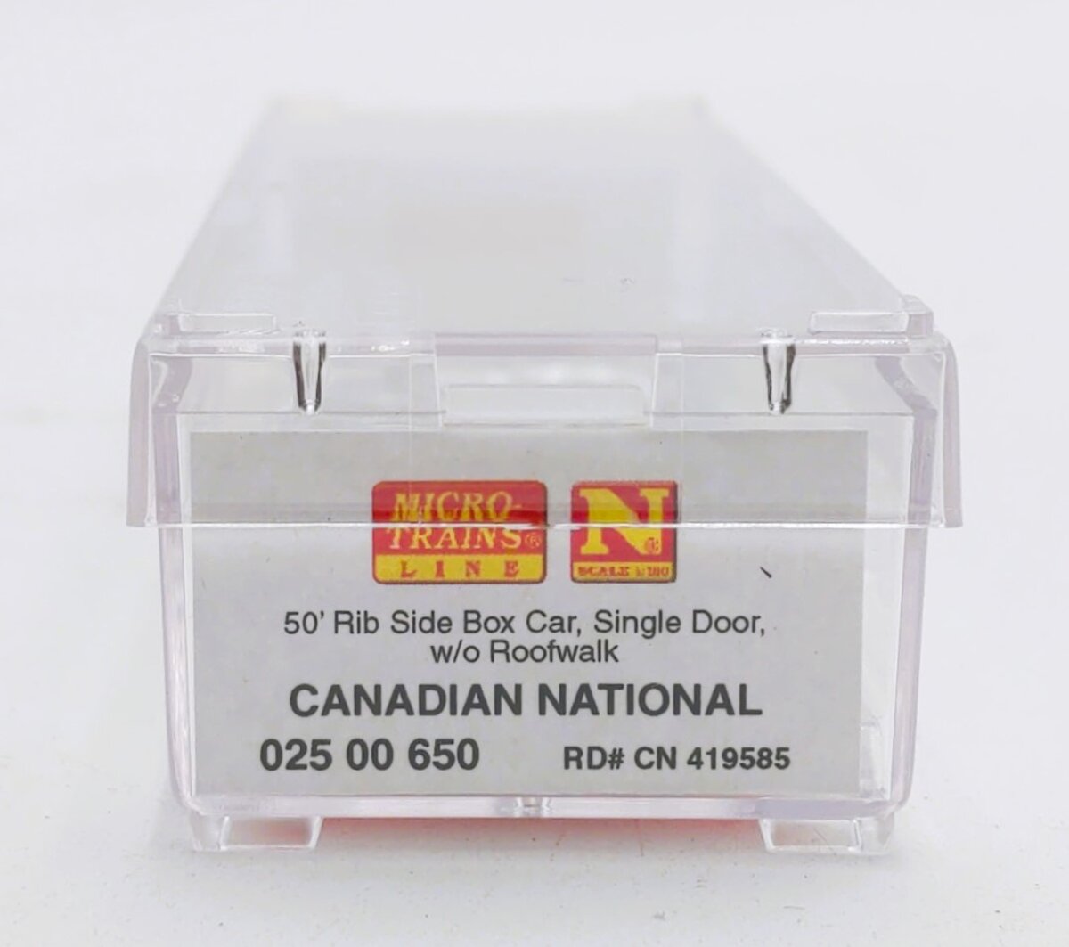 Micro-Trains 02500650 N Canadian National 50' SD Rib Side Boxcar #419585