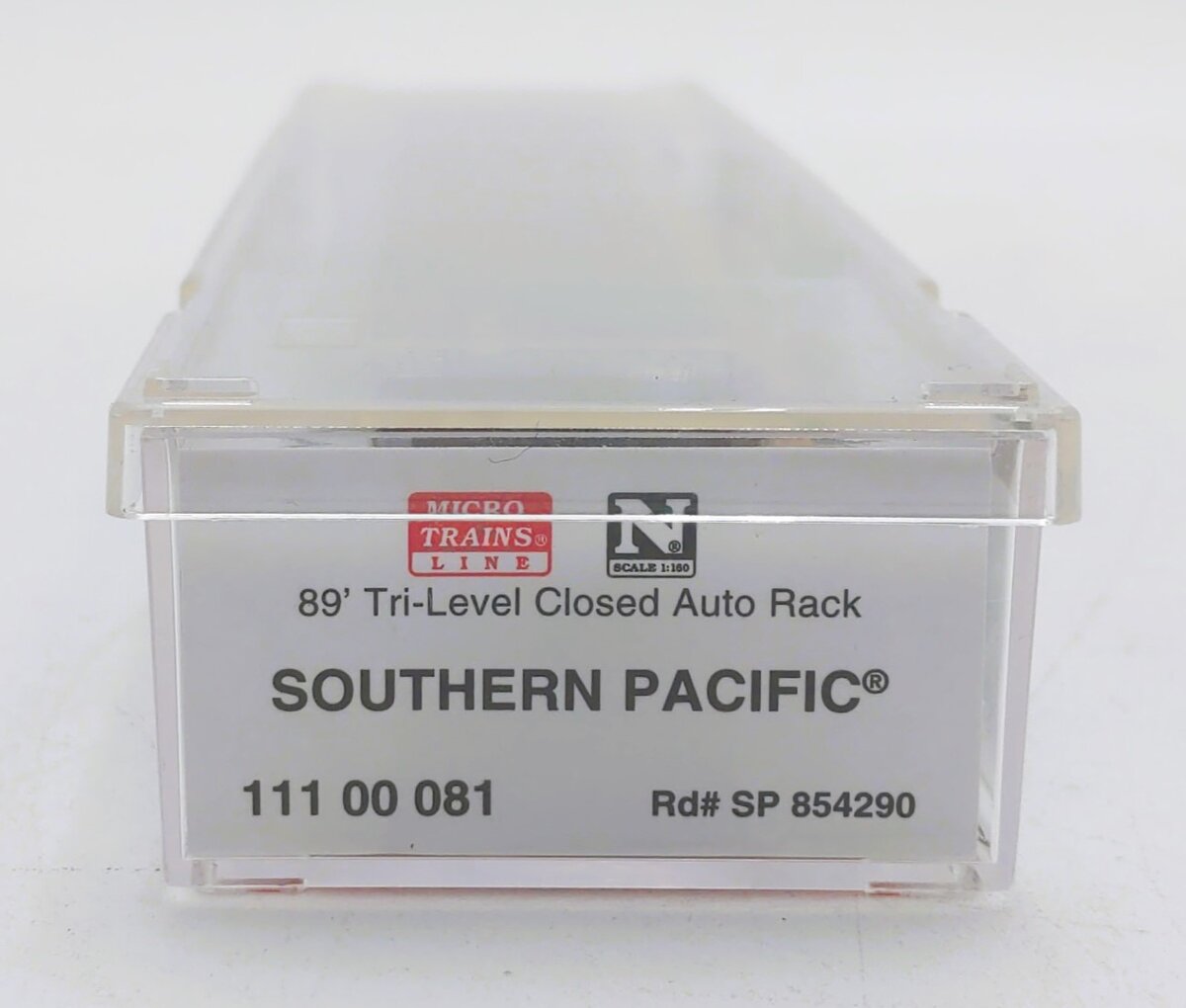 Micro-Trains 11100081 N Southern Pacific 89' Tri-Level Closed Autorack #854290