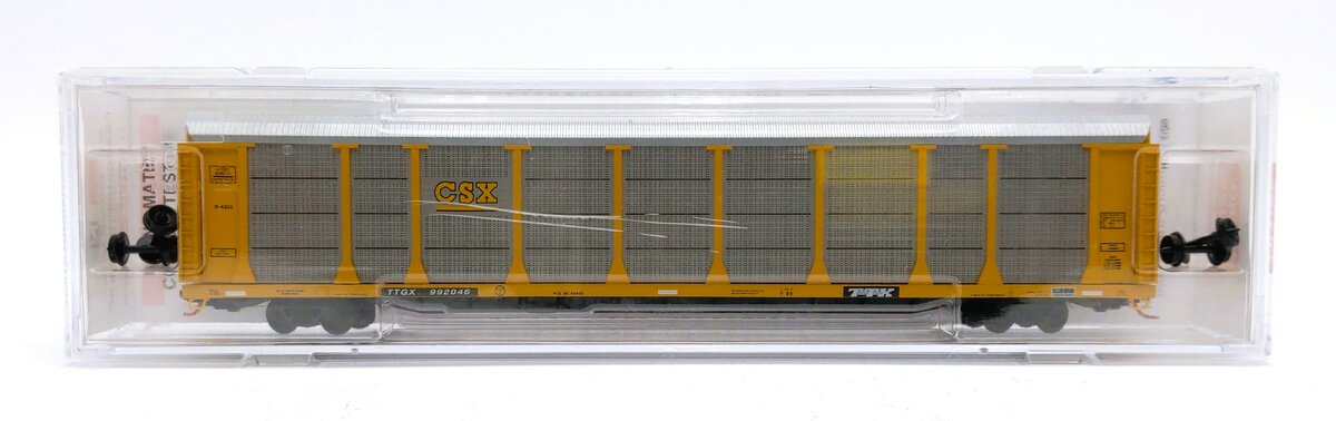 Micro-Trains 11100111 N CSX 89' Tri-Level Enclosed Autorack #992046