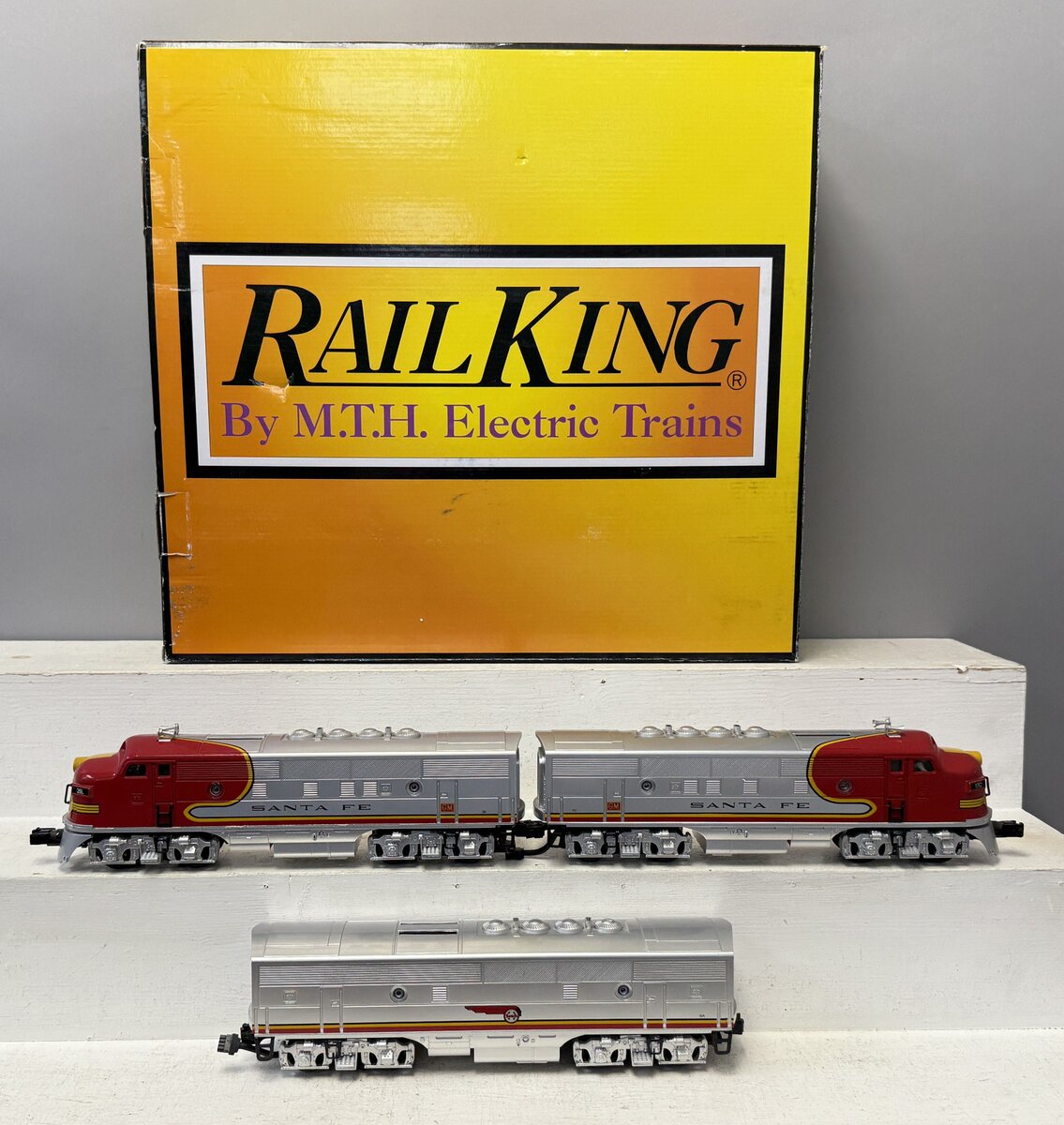 MTH 30-20279-1 Santa Fe F-3 ABA Diesel Engine Set w/PS 3.0 #26/33/30A