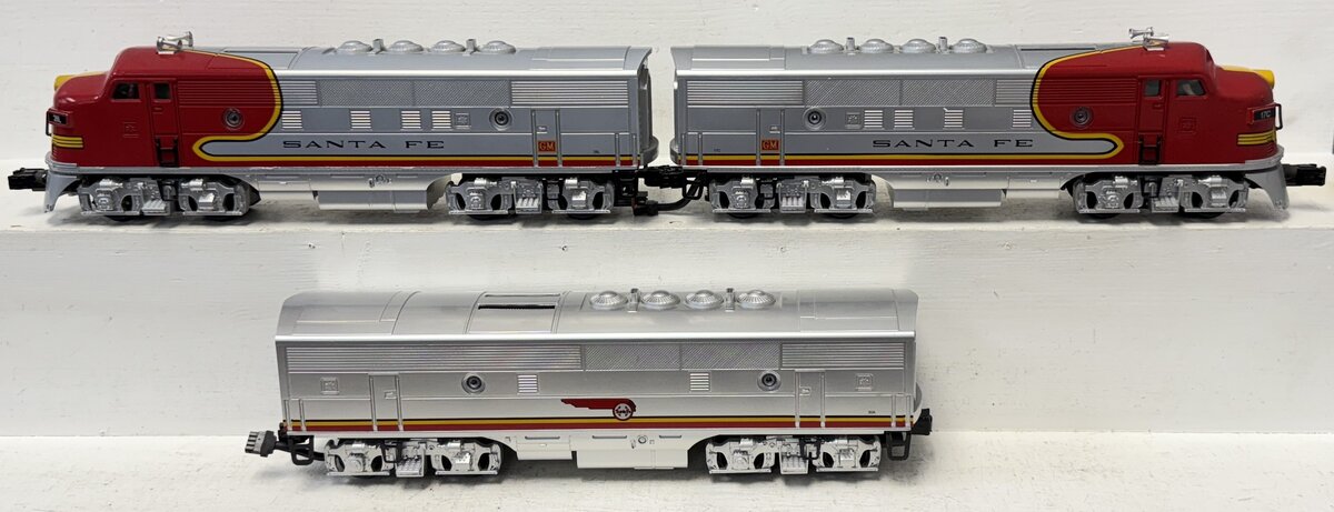 MTH 30-20279-1 Santa Fe F-3 ABA Diesel Engine Set w/PS 3.0 #26/33/30A