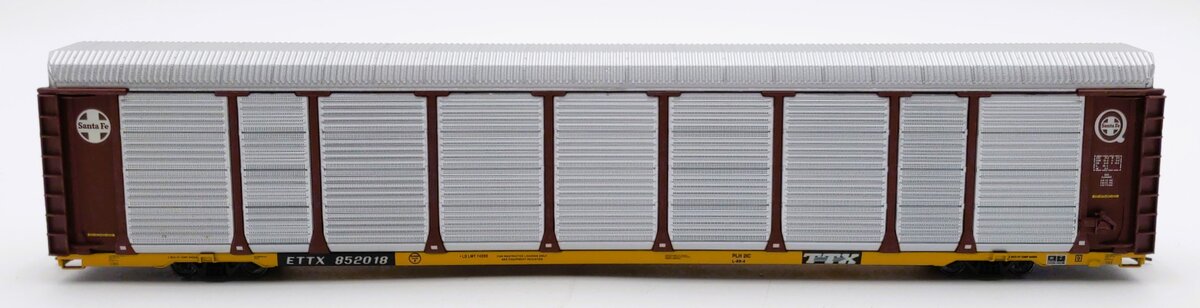 Walthers 932-4851 HO Scale Santa Fe Thrall 89' Tri-Level Auto Carrier #852018