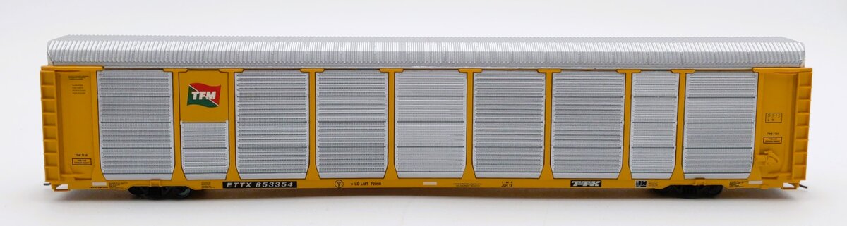 Walthers 932-4866 HO TFM Thrall 89' Tri-Level Auto Carrier #853354