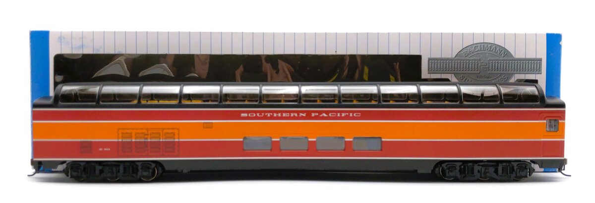 Bachmann 13007 HO Southern Pacific 85' Full-Dome Passenger Car w/Lights #3604