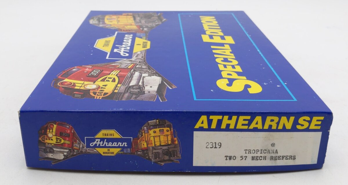 Athearn 2319 HO Scale Tropicana 57'''' Reefer Car #1229 & 1242 Kit (Set of 2)