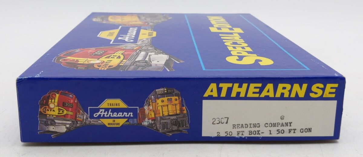 Athearn 2307 HO Scale Reading Company 50' Box Car & Gondola Kit (Set of 3)