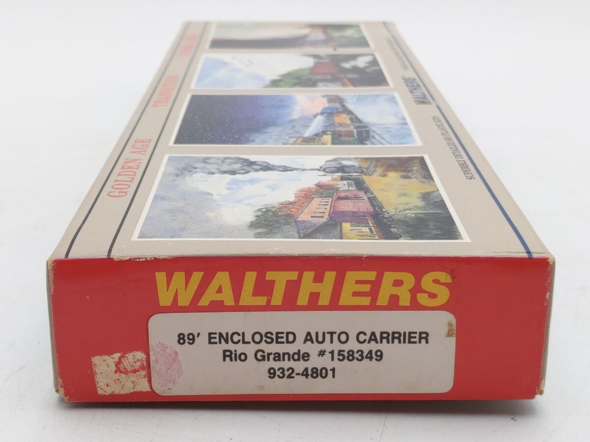 Walthers 932-4801 HO Rio Grande 89' Enclosed Auto Carrier Kit #158349