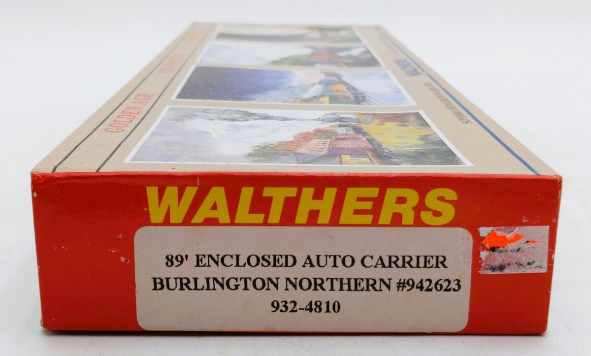 Walthers 932-4810 HO Burlington Northern 89' Enclosed Auto Carrier Kit #942623