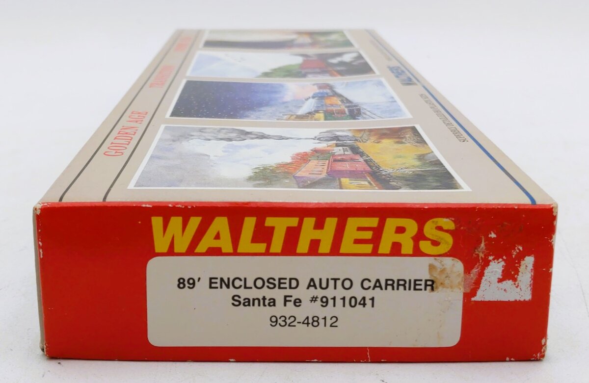 Walthers 932-4812 HO Scale Santa Fe 89' Enclosed Auto Carrier #911041 Kit