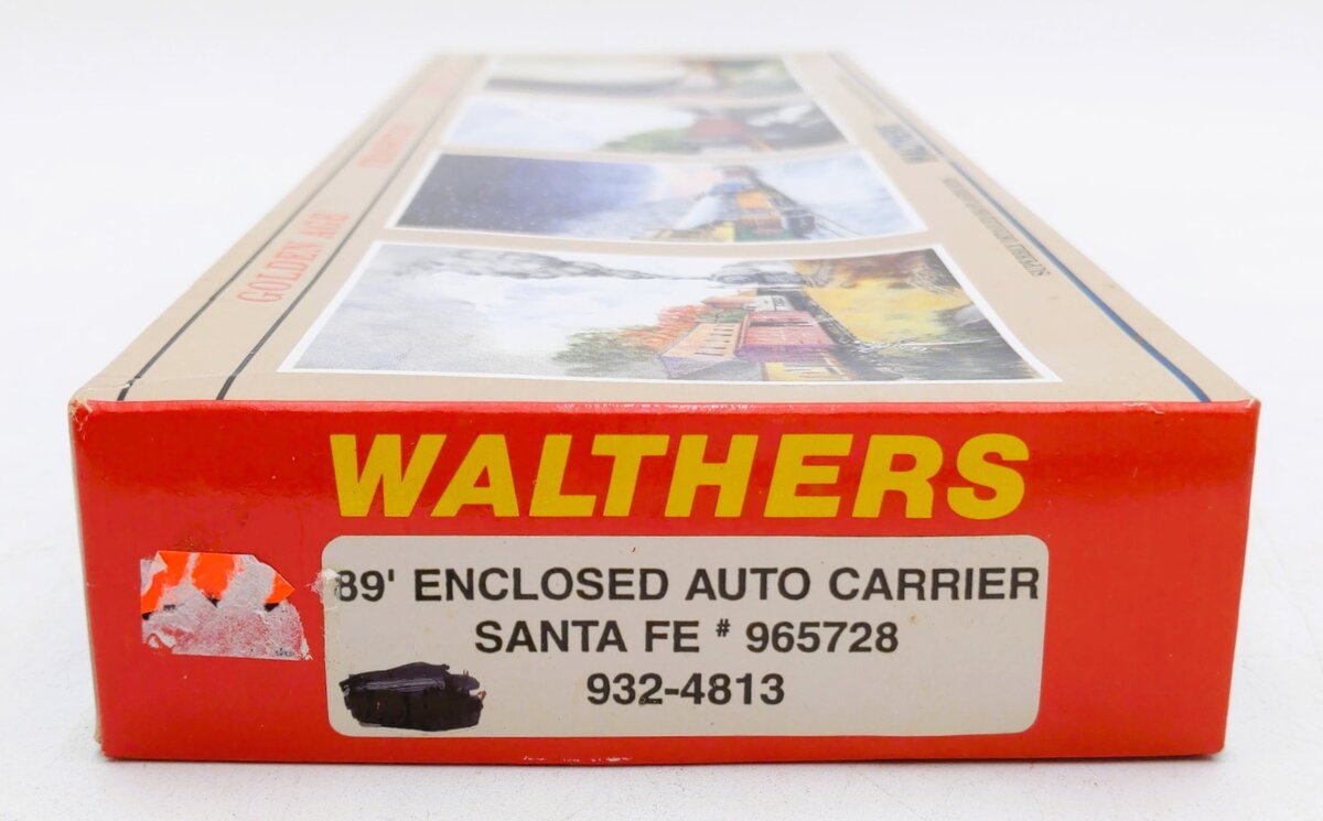 Walthers 932-4813 HO SF 89' Enclosed Auto Carrier Kit #965728