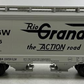 MTH 20-97729 O Gauge Denver & Rio Grande Western 2-Bay Centerflow Hopper #10075
