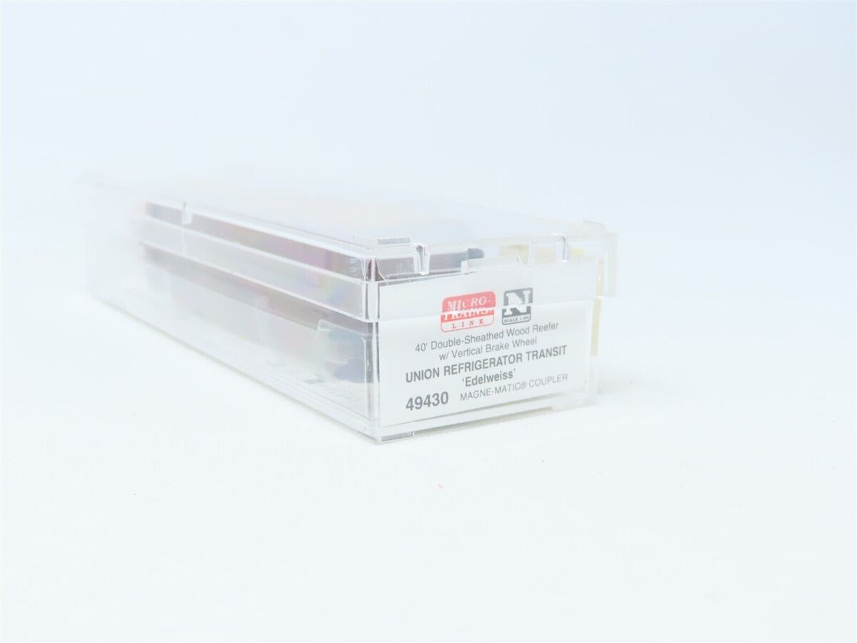 Micro-Trains 04900430 N Edelweiss Brew 40' Double Sheathed Wood Reefer #18301 LN/Box