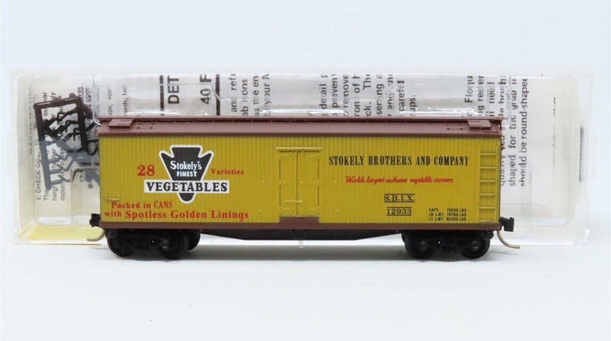 Micro-Trains 04900340 N Stokely Vegetables 40' Double Sheathed Reefer #12933 NIB
