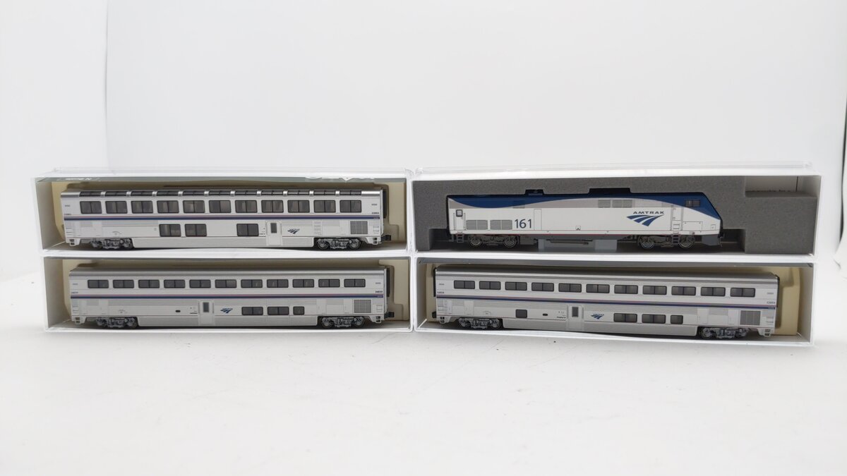 Kato 106-0017 N Scale Amtrak P42 Superliner Diesel Starter Train