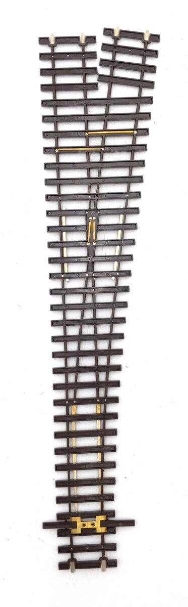 San Juan Car Co 5007 On3 Code 100 #6 Turnout with Gapped Frog Rails Left Hand