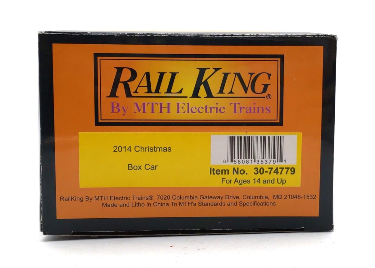 MTH 30-74779 O 2014 Christmas Box Car