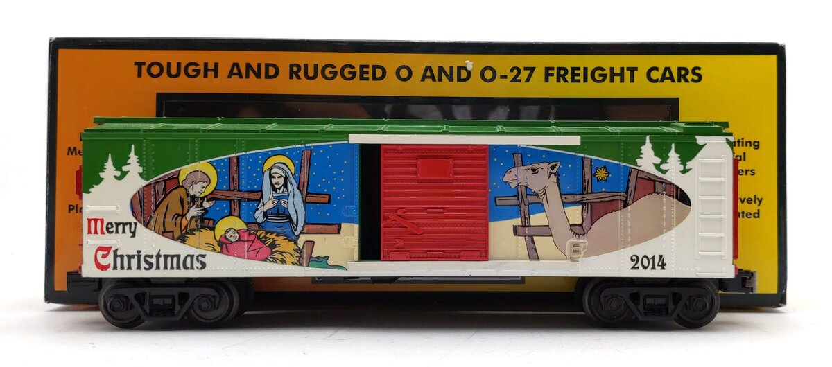 MTH 30-74779 O 2014 Christmas Box Car LN/Box