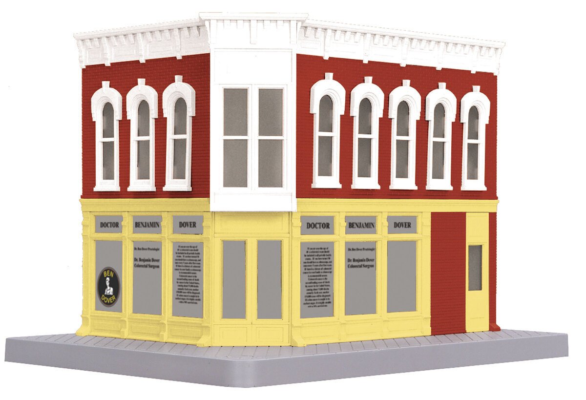 MTH 30-90230 O Gauge Ben Dover Proctologist 2-Story Building