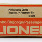 Lionel 6-9510 O Gauge Pennsylvania Mail Combo Baggage/Passenger Car LN/Box