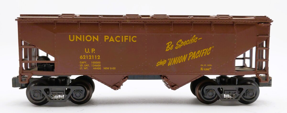 K-Line K621-2112 O Gauge Union Pacific Hopper Car