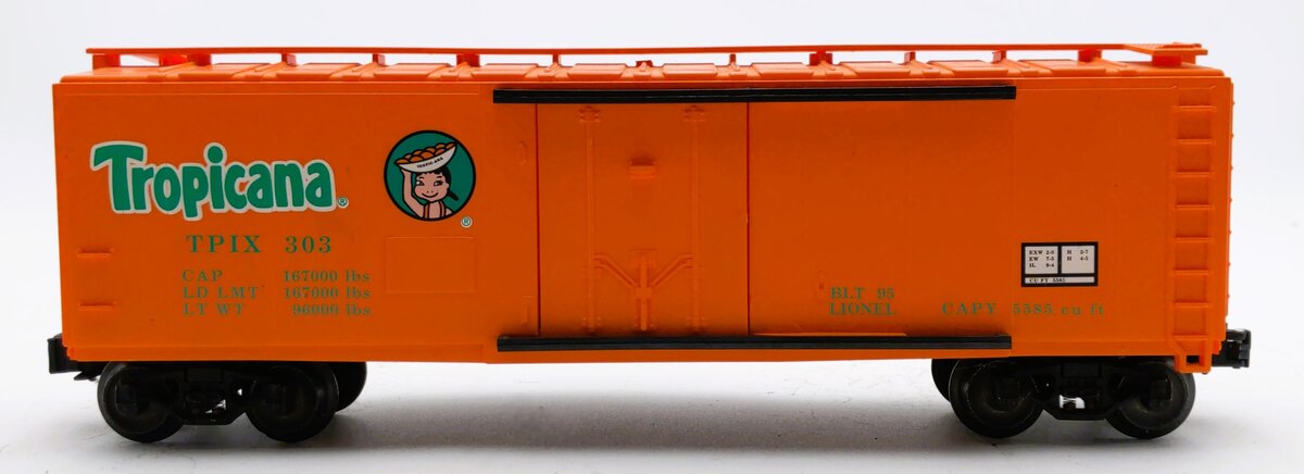 Lionel 6-17310 O Gauge Tropicana Refrigerator Car #303 LN/Box