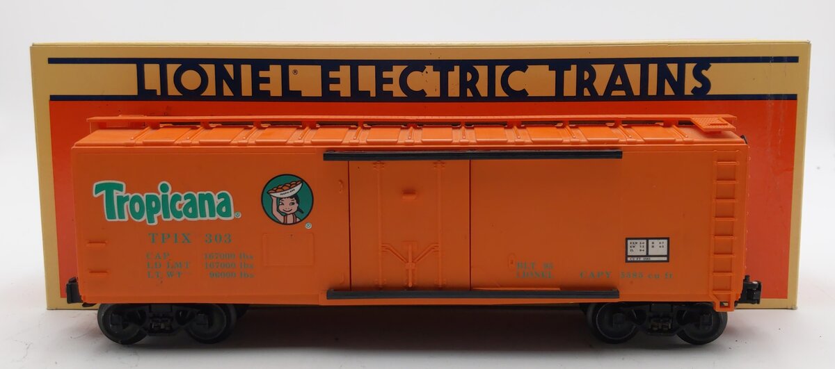 Lionel 6-17310 O Gauge Tropicana Refrigerator Car #303 LN/Box