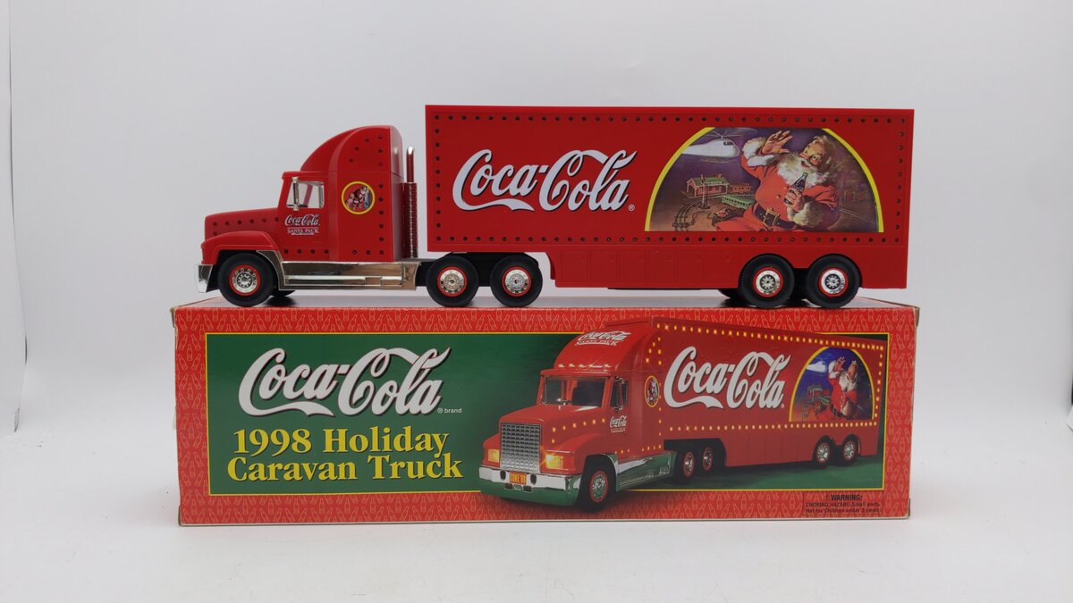 Coca-Cola 29568 1998 Holiday Caravan Truck Battery Operated Lights