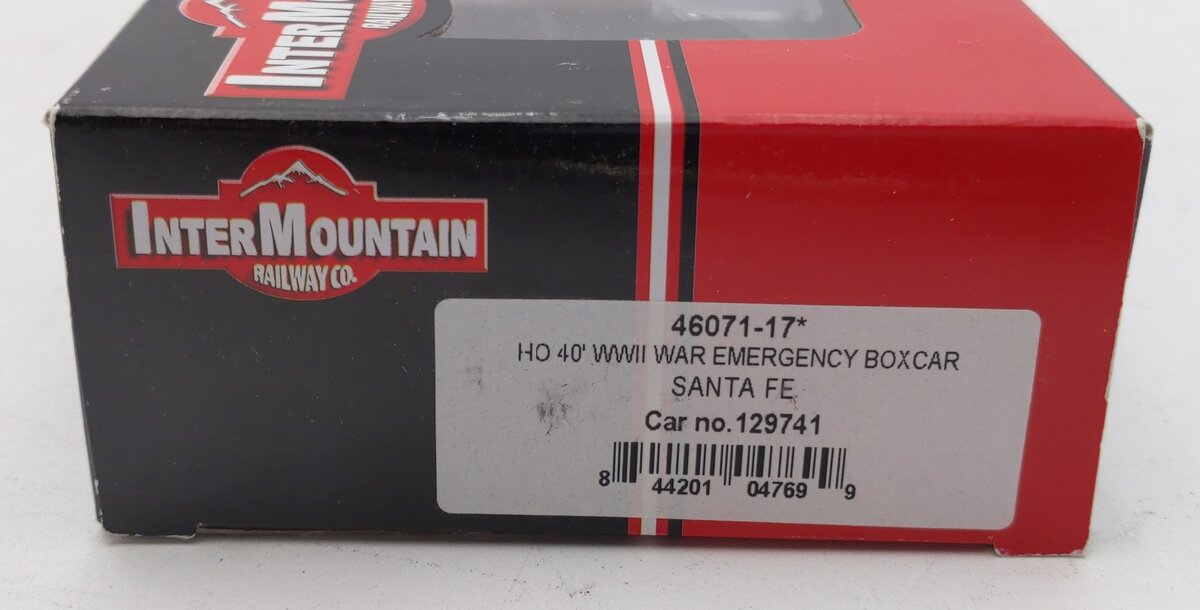 InterMountain 45227-08 HO Santa Fe Cylindrical 40' WWII War Emergency Box Car