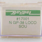 BevBel/Life Like 17001 N Southern GP-38 Diesel Locomotive EX/Box
