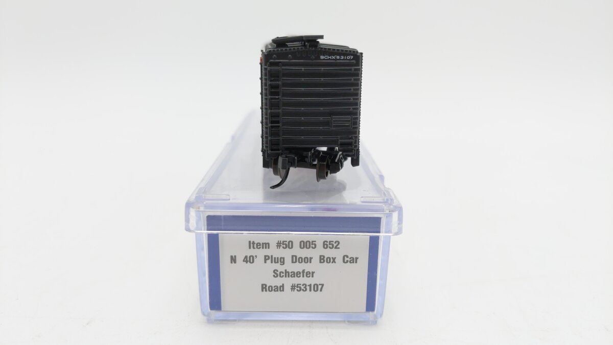 Atlas 50005652 N 40'Plug Door Box Car Schaefer 53107
