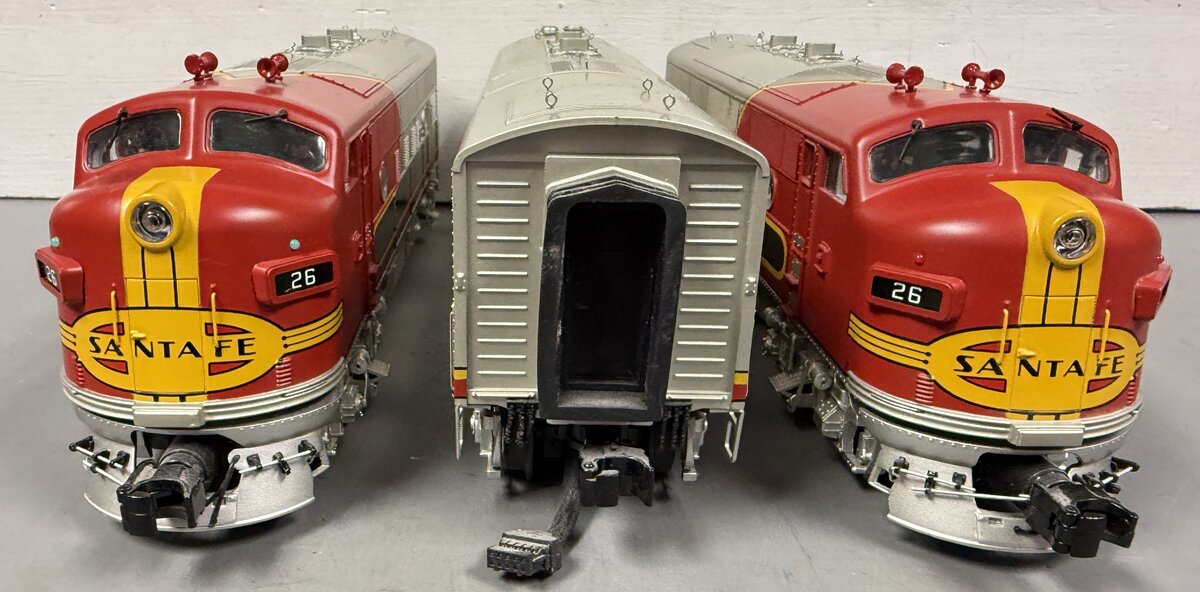 MTH 20-20046-1 O Santa Fe F-3 ABA Diesel Engine Set w/PS2 #26L/26C/26A LN/Box