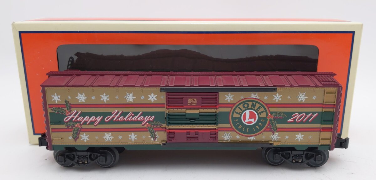 Lionel 6-29975 O Gauge 2011 Holiday Boxcar EX/Box