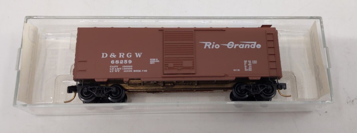 Brooklyn Locomotive Works BLW-33 HO D&RGW 40' Standard Boxcar #68259