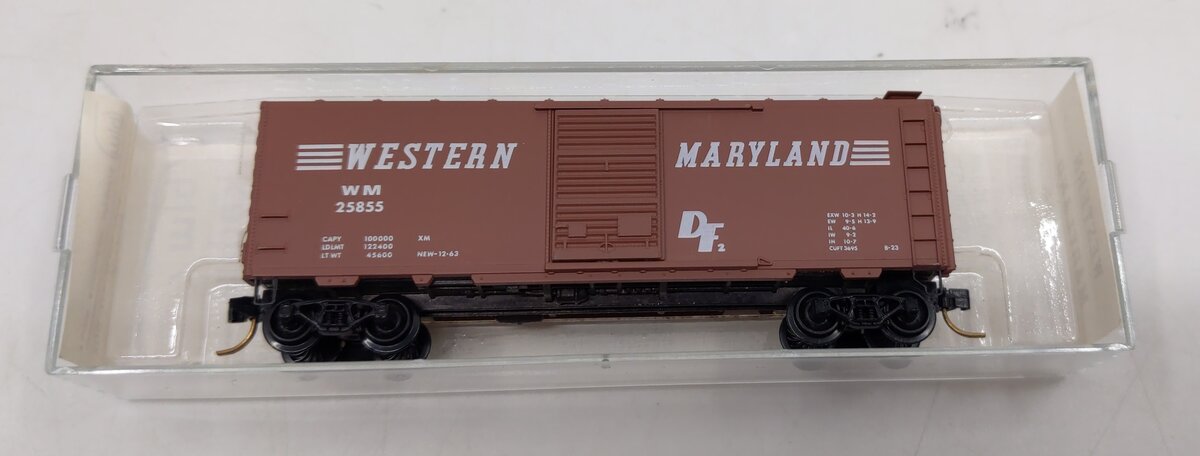 Brooklyn Locomotive Works BLW-36 N Western Maryland 40' Standard Boxcar #25855