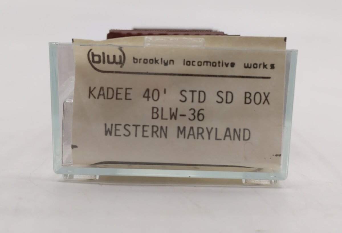 Brooklyn Locomotive Works BLW-36 N Western Maryland 40' Standard Boxcar #25855
