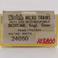 Micro-Trains 02400050 N Penn Central 40' Standard Single Door Boxcar #103800
