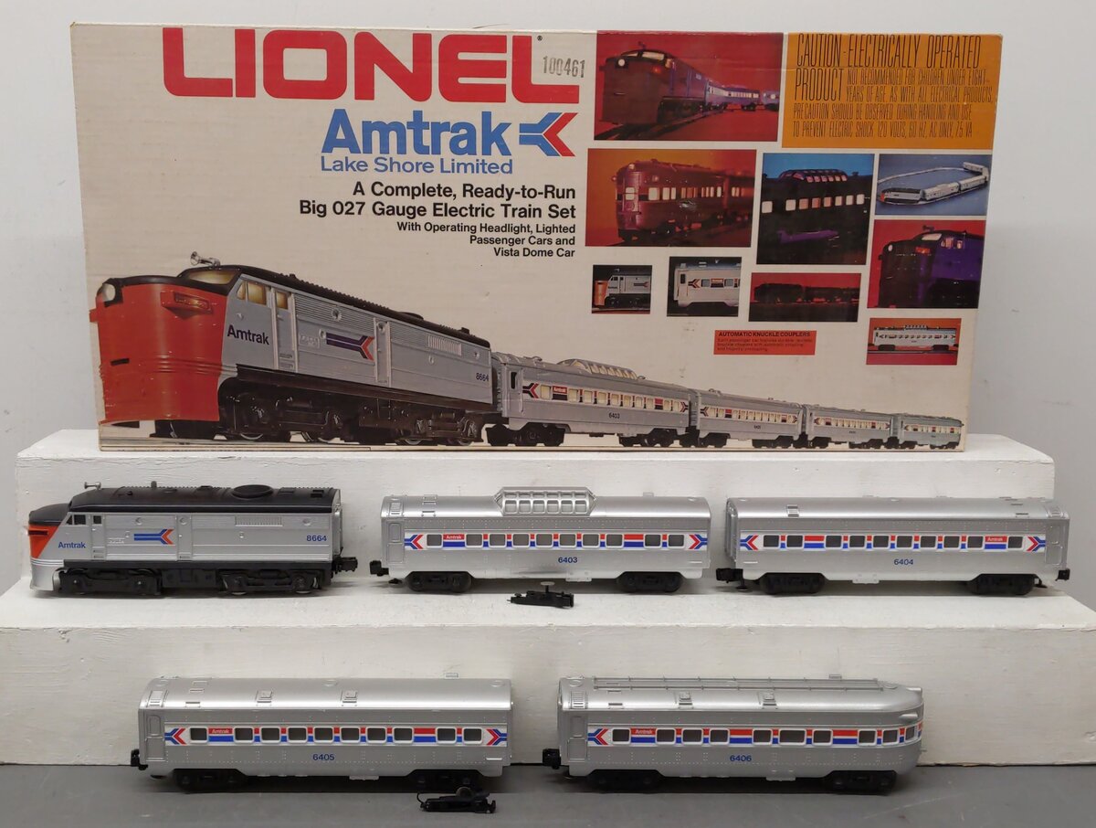 Lionel 6-1663 O Gauge Amtrak Lake Shore Limited Diesel Passenger Set EX/Box