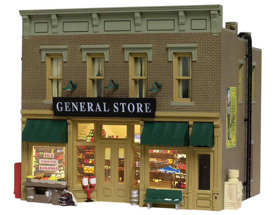 Woodland Scenics BR4925 N Built-&-Ready Lubener's General Store Building