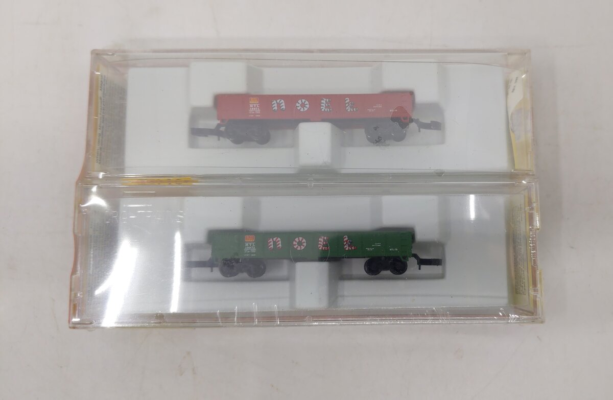 Micro-Trains 14312/2 Z Scale 1997 Noel Holiday Gondola (Set of 2) LN/Box