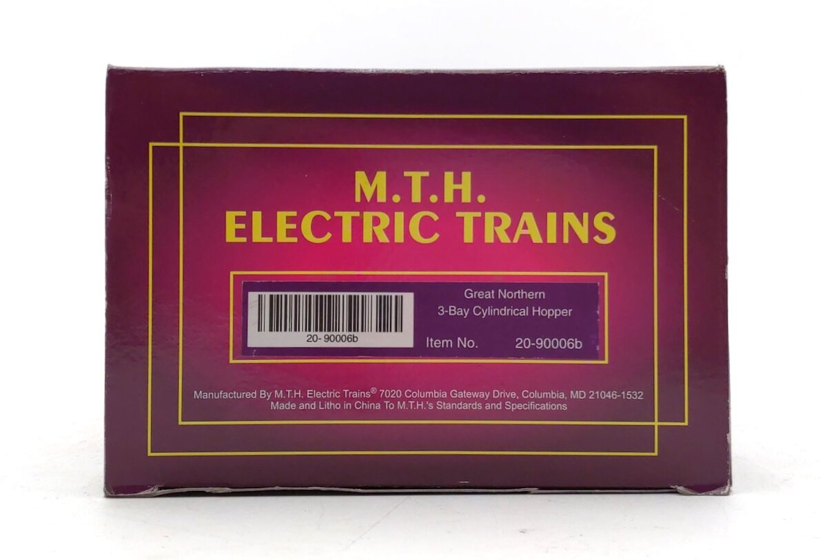 MTH 20-90006B Great Northern Cylindrical Hopper #171863 LN/Box
