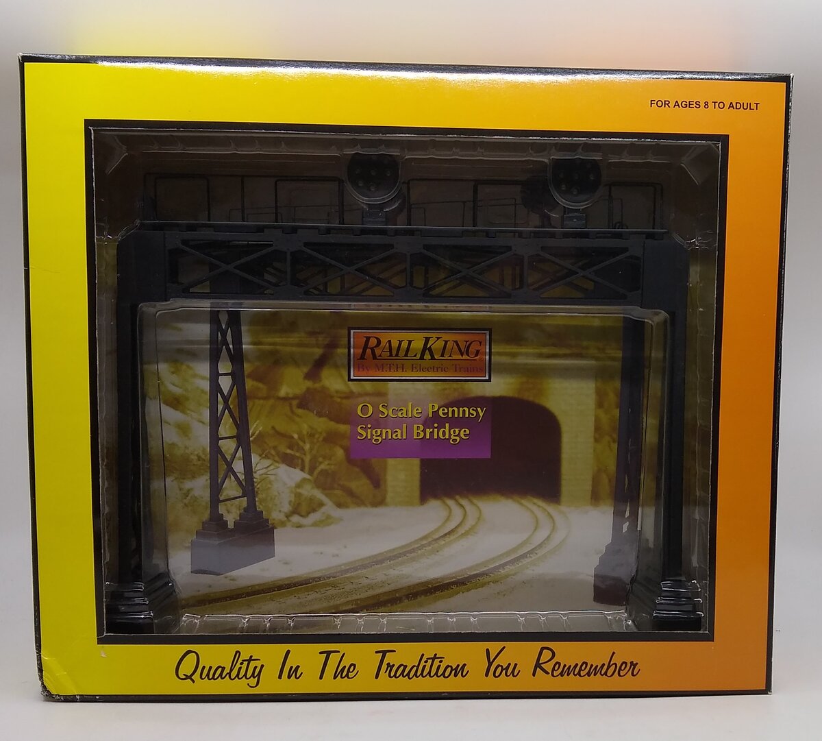 MTH 30-11030 O Gauge Pennsylvania Operating Signal Bridge LN/Box