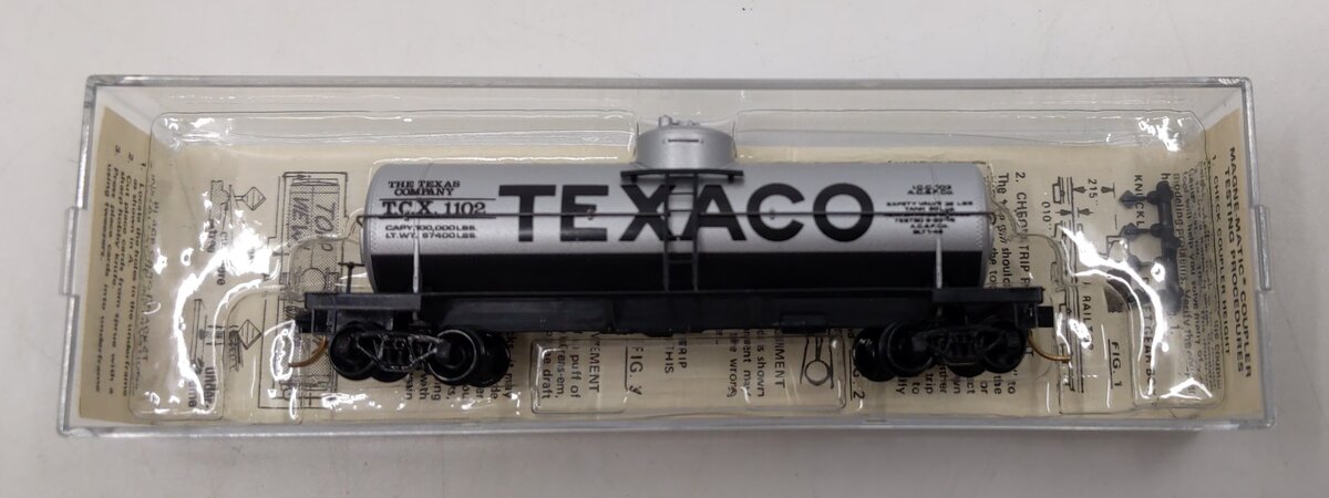 Micro-Trains 06500072 N Texaco 39' Single Dome Tank Car #1102