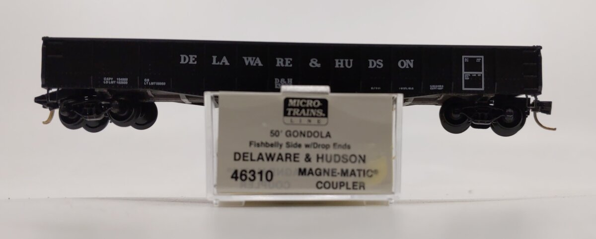 Micro-Trains 04600310 N Delaware & Hudson 50' Fishbelly Side Gondola #13833 LN/Box