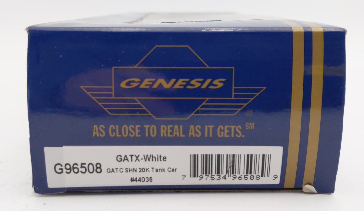 Athearn G96508 HO Scale GATX-White 20K Tank Car #44036
