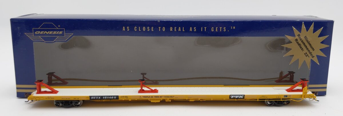 Athearn G29539 HO RTTX F89F 89' Flatcar #151465