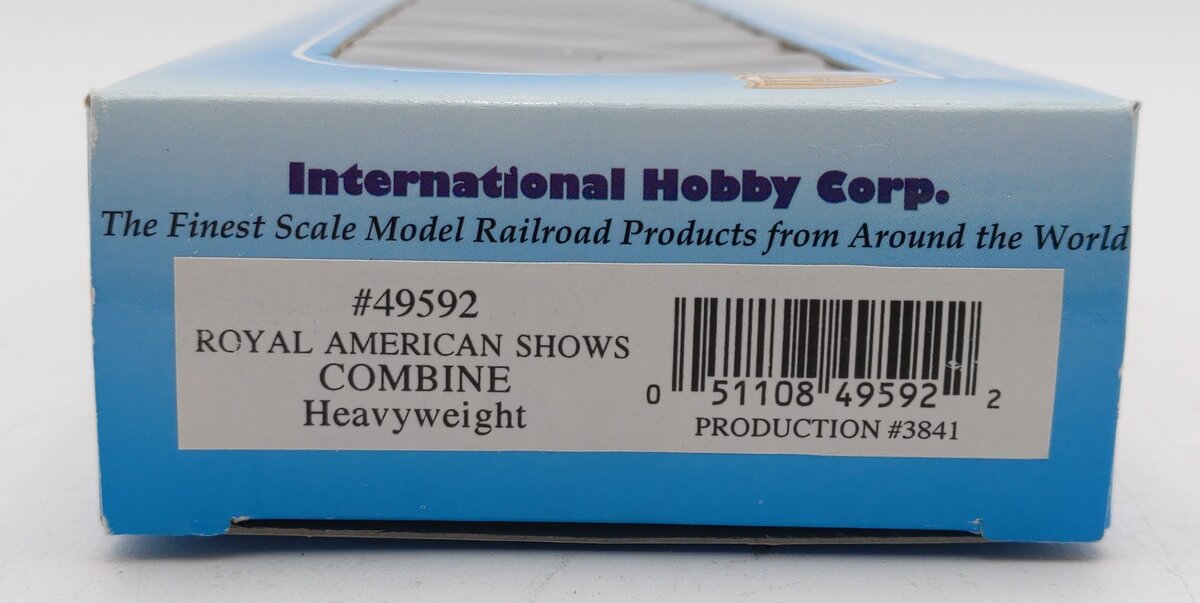 IHC 49592 HO Scale Royal American Shows Combine Heavyweight Car