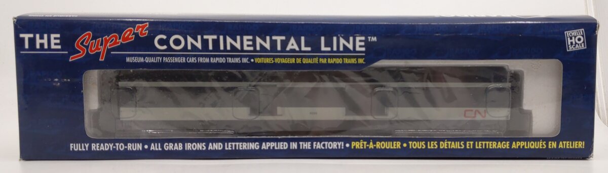 Rapido Trains 106097 HO Canadian National 73' 6" Smooth Side Baggage #9299
