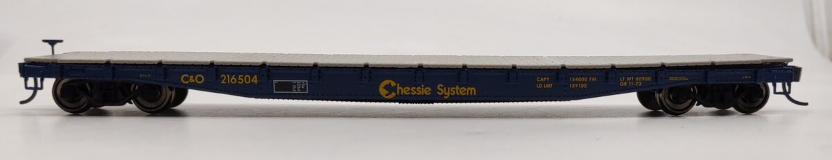 Walthers 920-104115 HO Chessie System C&O 53' AAR Flatcar #216504
