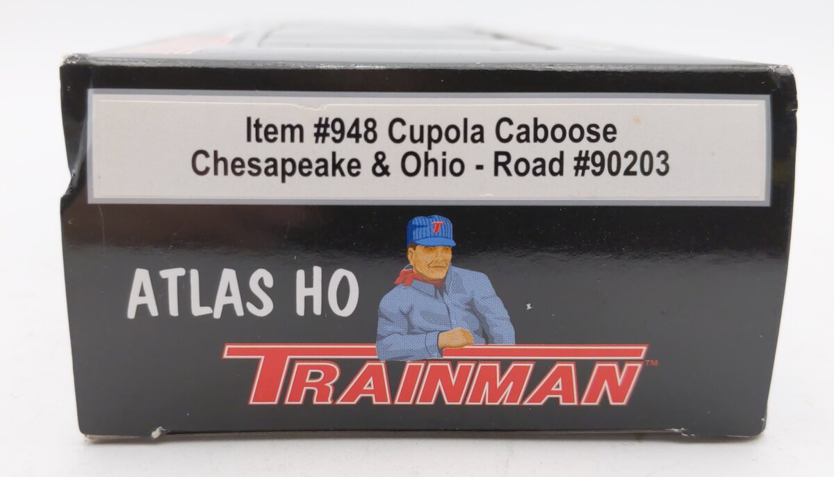Atlas 948 HO Scale Chesapeake & Ohio Cupola Caboose #90203