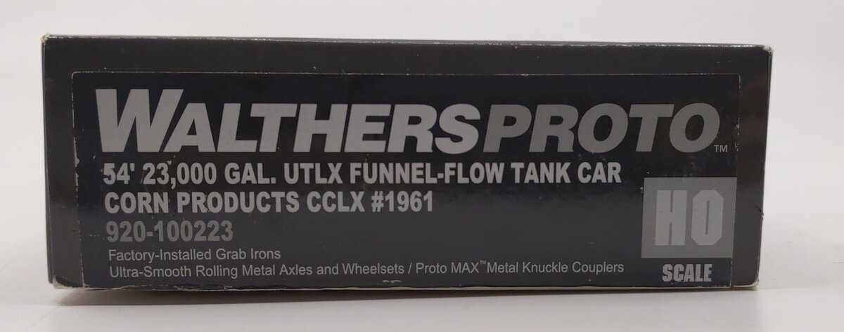 Walthers 920-100223 HO Scale Corn Products CCLX 54' Funnel-Flow Tank Car #1961